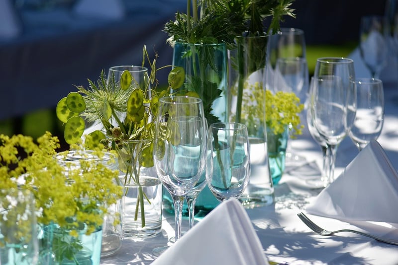 Moss Centerpieces